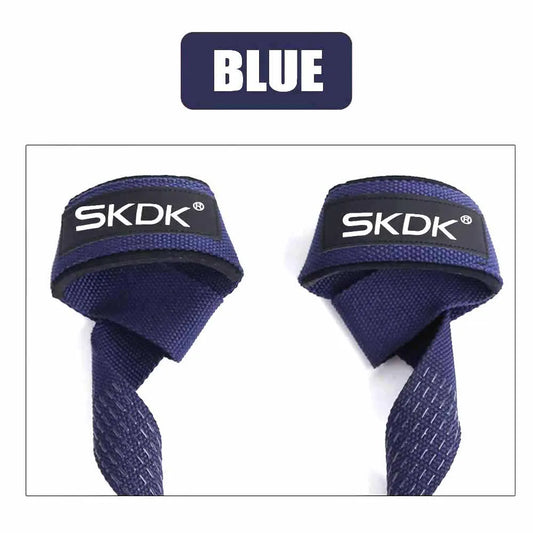 2Pcs Weightlifting Wrist Straps Strength Training Adjustable Non-Slip Gym Fitness Lifting Strap Wrist Support Sports Grip Band