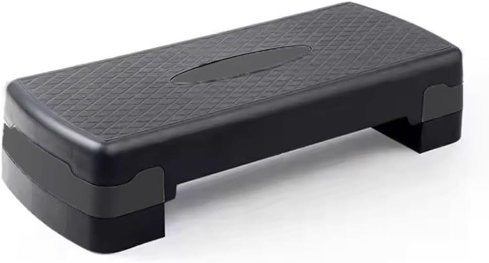 Fitness Stepper for Home & Gym, Cardio, Weights, Yoga, Workout – Adjustable 2 Step Level Heights (10,15 Cm) – Perfect Equipment Accessory Set for Fitness Routines