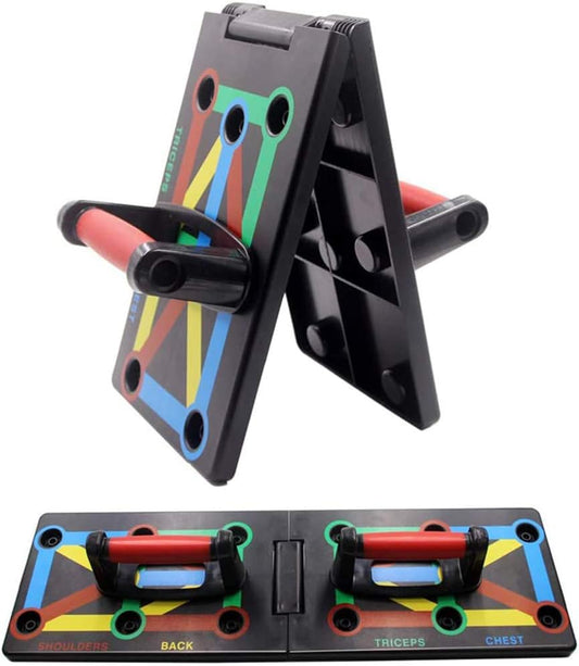 Push up Board - Foldable Fitness Rack Training System 12 in 1 for Home Fitness